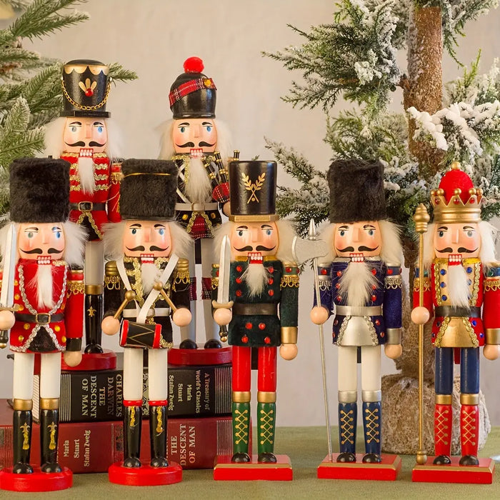 Charly | NutcrackerJoy - Wooden Nutcracker Soldier Figure for Timeless Christmas Charm