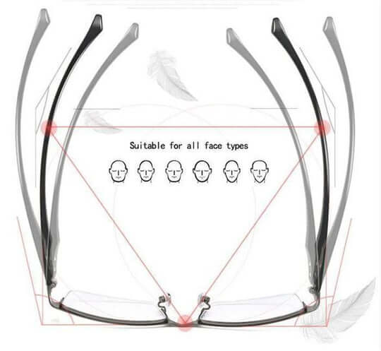 Charly | Optivista Intelligent Progressive Glasses | Automatic Field of Vision Adjustment & Blue Filter