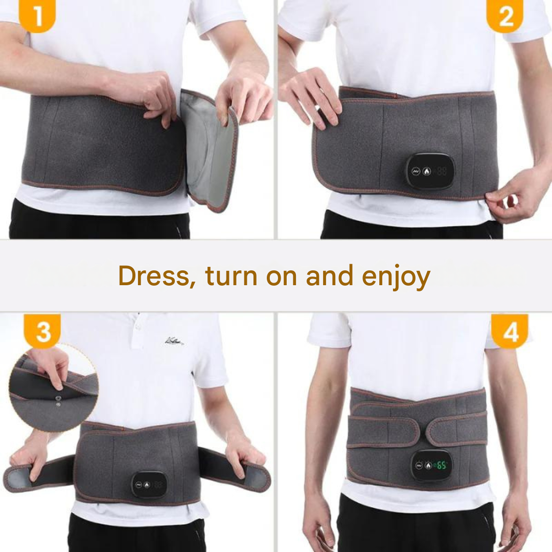Charly | Orthopedic Back Support with Infrared Therapy - ThermaLum