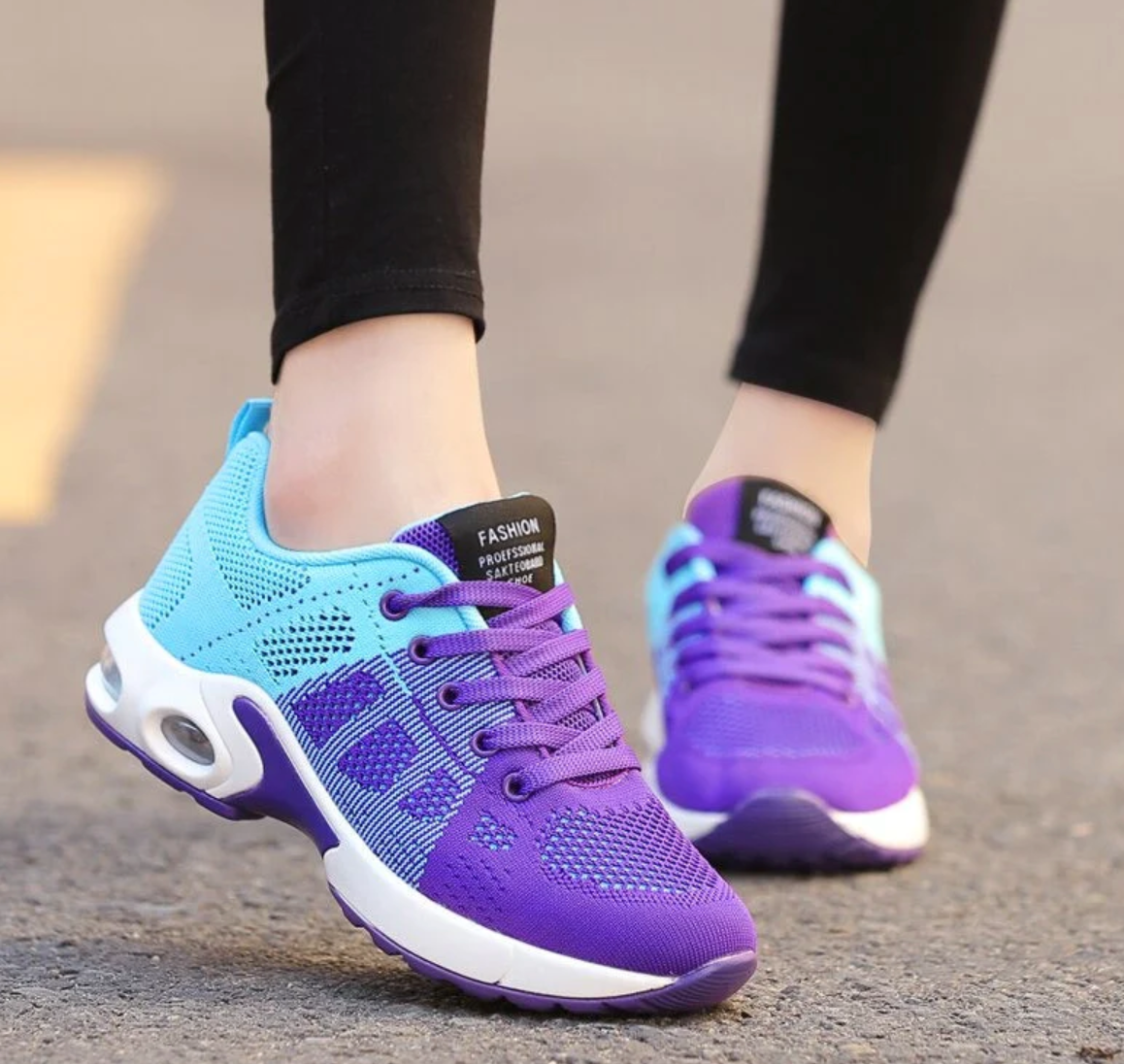 Charly - Orthopedic Lightweight, Breathable Sports Sneakers for Women | Sporty Casual Running Shoe with Air-Cushion Sole