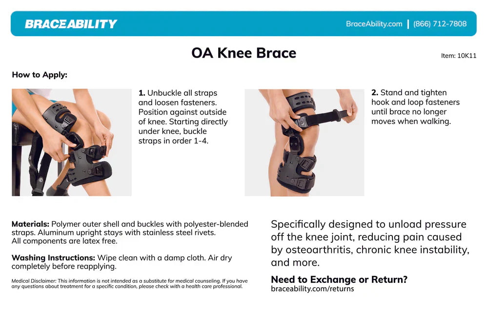 Charly | Osteoarthritis relieving knee brace – Medial and lateral support for pain relief in bone-on-bone arthritis