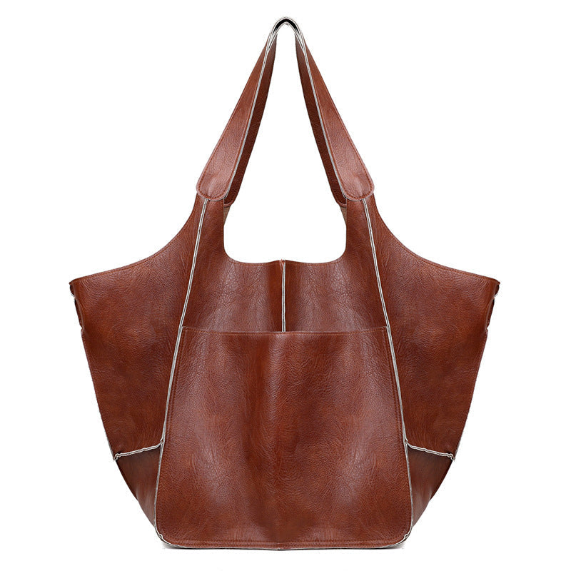 Charly | Oversized Leather Weekend Bags