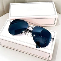Sisica | Pilot sunglasses with color gradient and UV400 protection for men