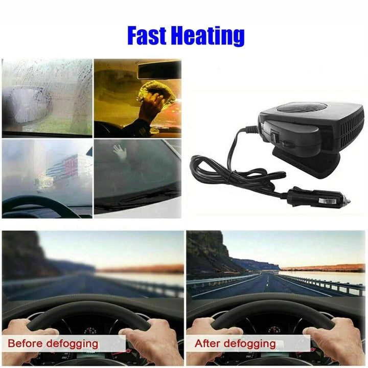 Charly | Portable 12V 150W/300W Ceramic Car Heater and Defroster