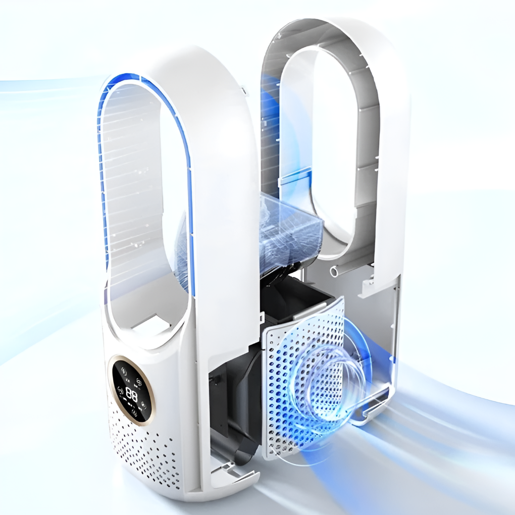 Charly | Portable Bladeless Desk Air Conditioner