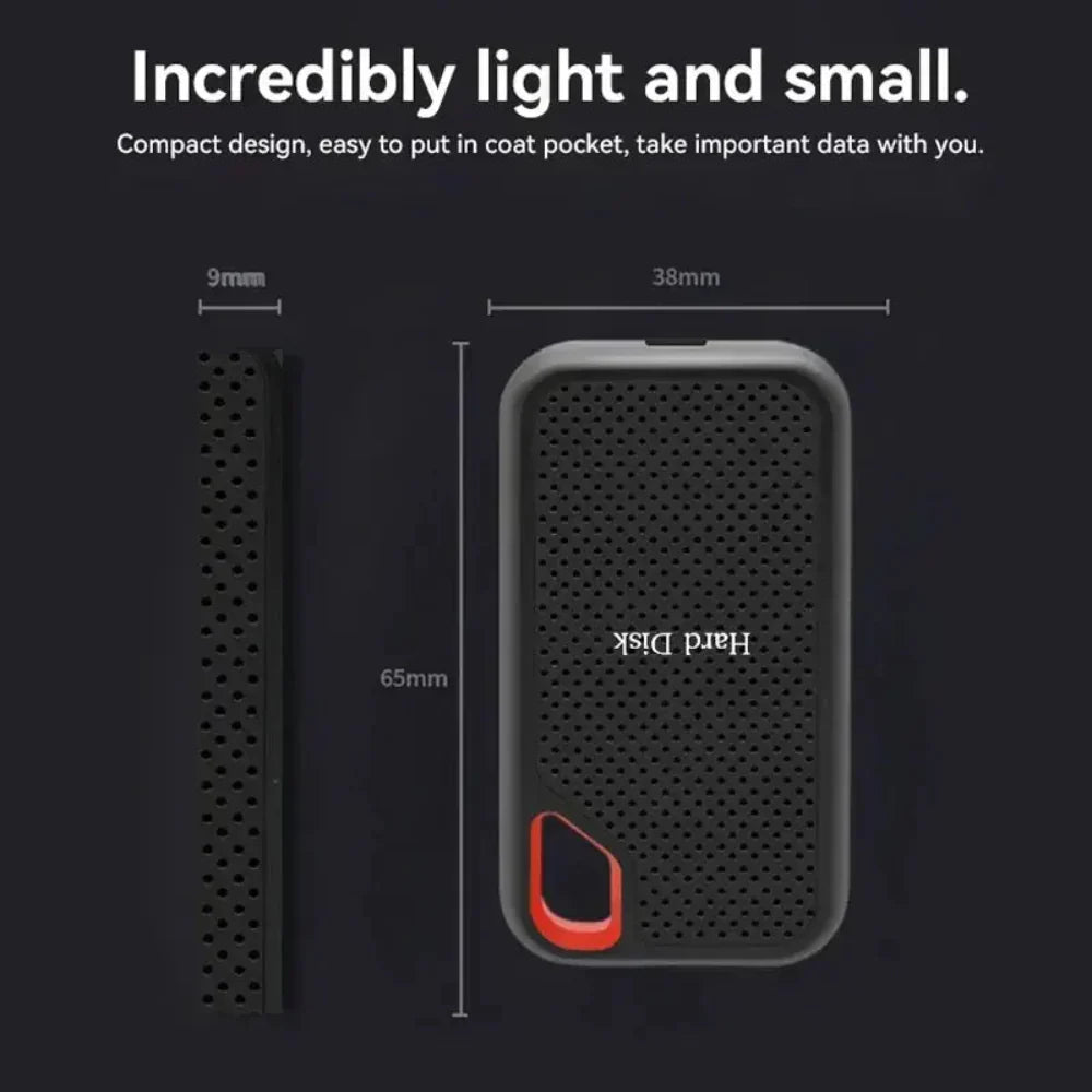 Charly | Portable External SSD Drive High Speed Data Transfer Shockproof Storage