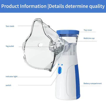 Charly | Portable Mini Mesh Nebulizer Adult & Kids