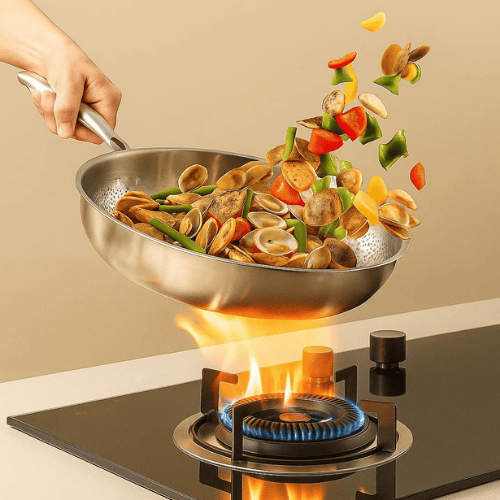 Charly | PREMIUM PAN - High quality titanium pan without coating for all cooktops