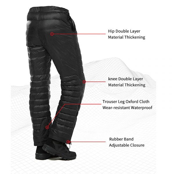 Charly | Premium Thermal Down Pants | Extreme Warmth & Waterproof | S-XL