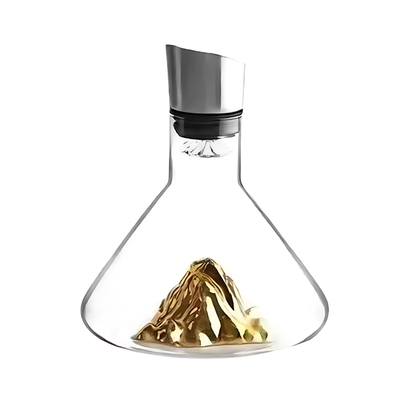 Charly | Premium Wine Decanter | Lead-Free Crystal with Rapid Aeration & Filtration for Enhanced Tasting Experience