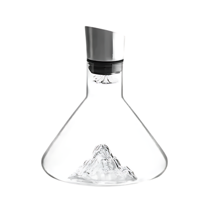 Charly | Premium Wine Decanter | Lead-Free Crystal with Rapid Aeration & Filtration for Enhanced Tasting Experience