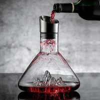 Sisica Wine Carafe | Lead-Free Crystal with Rapid Aeration
