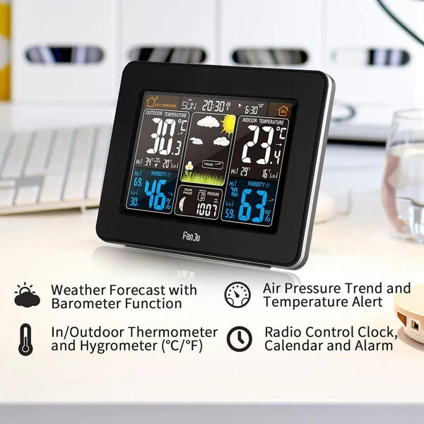 Charly | Premium Wireless Home Weather Station – Accurate Indoor and Outdoor Monitoring