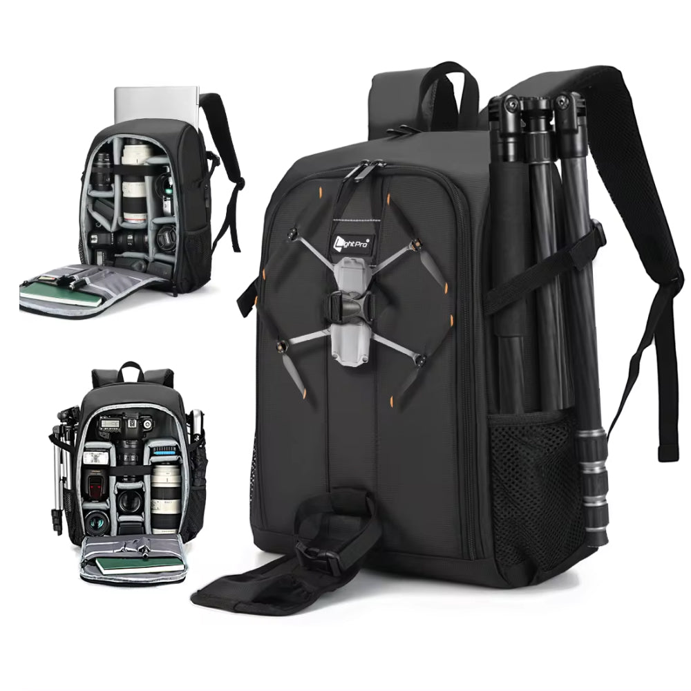 Charly | Professional Camera Bag Backpack - Waterproof, Spacious, and Ideal for DSLR Gear