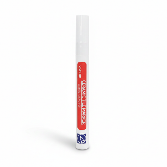 Charly | Professional Grout Pen for Ceramic Tiles | Anti-Mold Formula | Waterproof & Lightfast | Water-Based Ink | Includes Sealing Effect