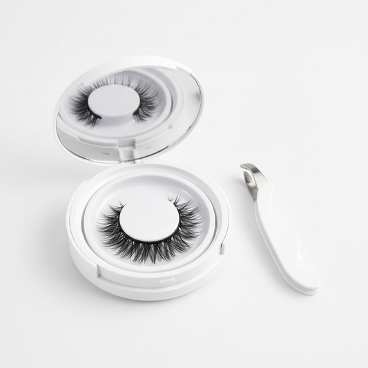 Charly | Professional Magnetic Eyelash Set | Glue-Free & Reusable | 3D Volume Effect | Includes Precision Applicator | Wind & Water Resistant | Hypoallergenic