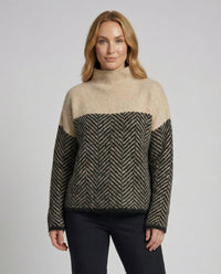 Sisica | Women's Cozy Textured Turtleneck Sweater