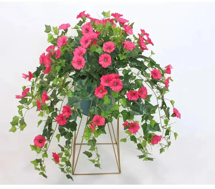 Charly | Realistic, UV-resistant artificial morning glory - Buy one, get one!