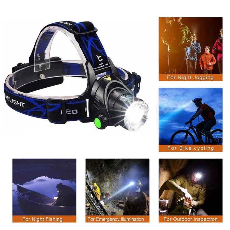 Charly | Rechargeable LED Headlamp with Adjustable Zoom