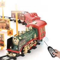 Sisica | Remote Controlled Electric Train Set | Classic Steam Locomotive with Lights