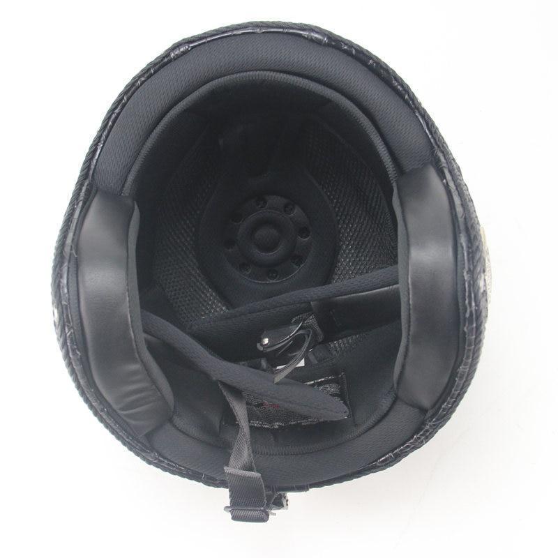 Charly | Retro Vintage Motorcycle Helmet Open Face With Goggle Mask