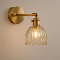 Sisica | Tulip Glass Wall Sconce | Vintage Inspired Lighting