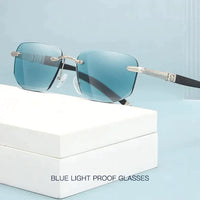 Sisica | Sapphire High Hardness Anti-Blue Light Wide and Near Reading Glasses Sunglasses