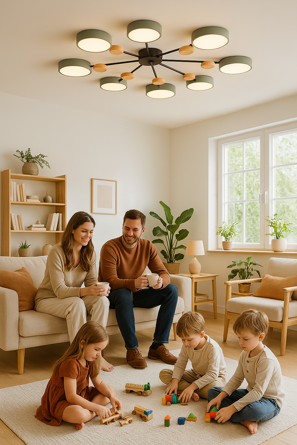 Charly | Scandinavian LED Ceiling Light | Branching Modern Light Design