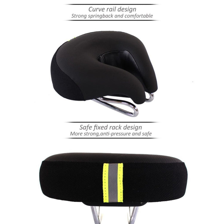 Charly | Seamless Bicycle Seat Mountain Bike Thick Soft Padding (Green)