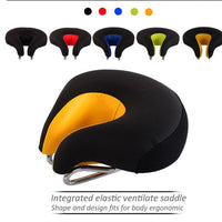 Sisica | Seamless Bicycle Seat Mountain Bike Thick Soft Padding (Green)