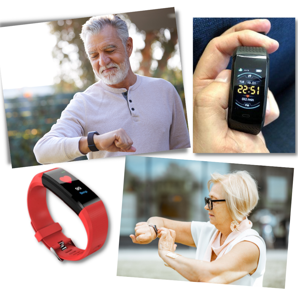 Charly | Senior Smartwatch | Heart rate & Blood pressure always in sight