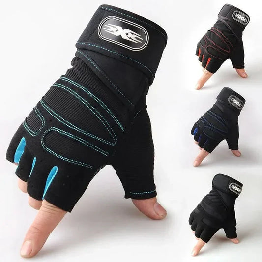 Charly | Shock-resistant training gloves with wrist support | For weight training, fitness & cycling
