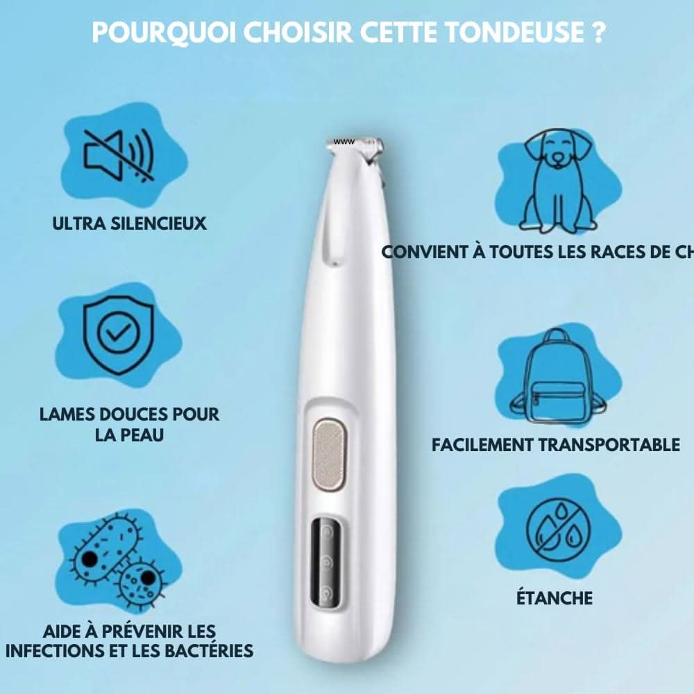 Charly | SilentPet Trimmer – Silent fur trimmer for sensitive areas on dogs & cats