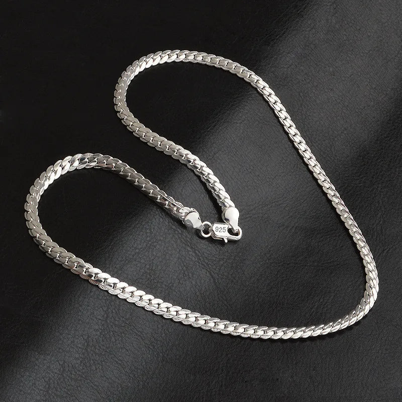 Charly | Silver Lucky Necklace – 925 Sterling Silver Necklace for Timeless Elegance