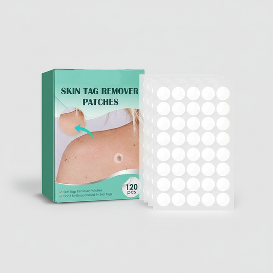 Charly | SkinClear Skin Tag Remover | Plaster for the Removal of Skin Tags & Warts | Hydrocolloid Technology | Pain-Free & Discreet | Suitable for All Skin Types | 144 Pieces