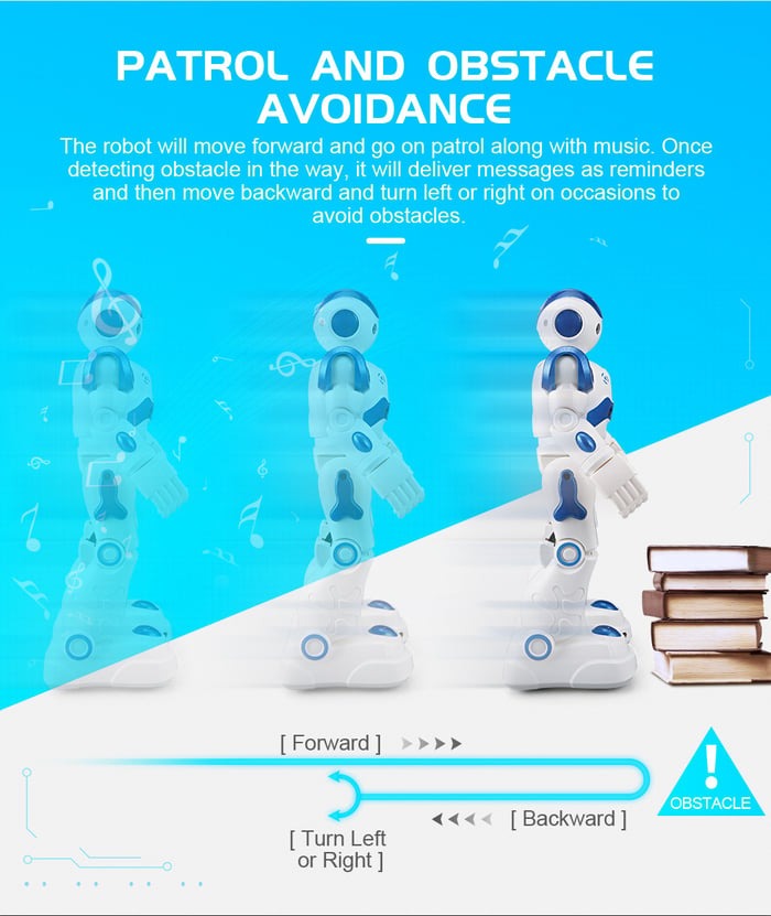Charly | Smart Robot Toy for Kids | ThinkBot Interactive Learning Robot | Gesture Control | Dancing & Talking | Rechargeable