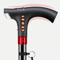 Sisica | Smart Walking Stick | LED Light Radio Emergency Alarm | Adjustable