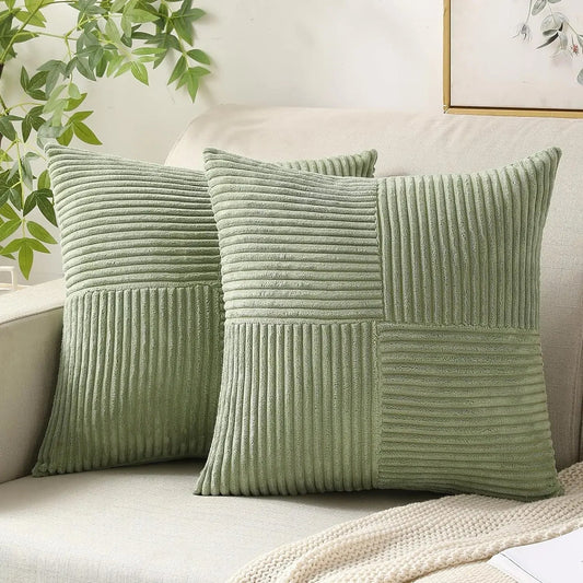 Charly | Soft Ribbed Texture Cushion Cover Set