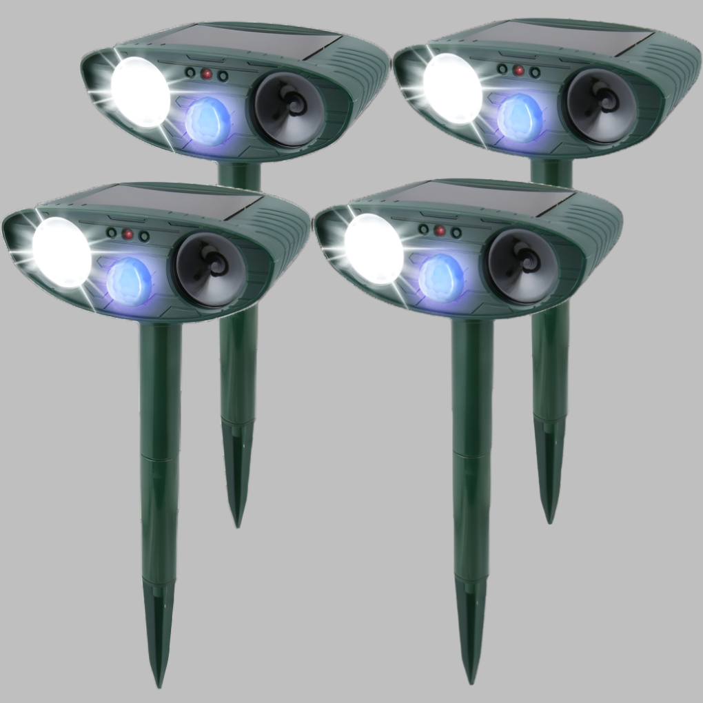 Charly | Solar Powered Ultrasonic Garden Pest Repeller with Flashing Light