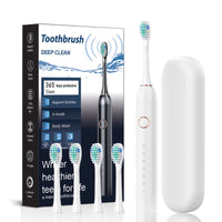 Sisica Sonic Toothbrush | 6 Modes, Waterproof, Available in White, Black, Pink
