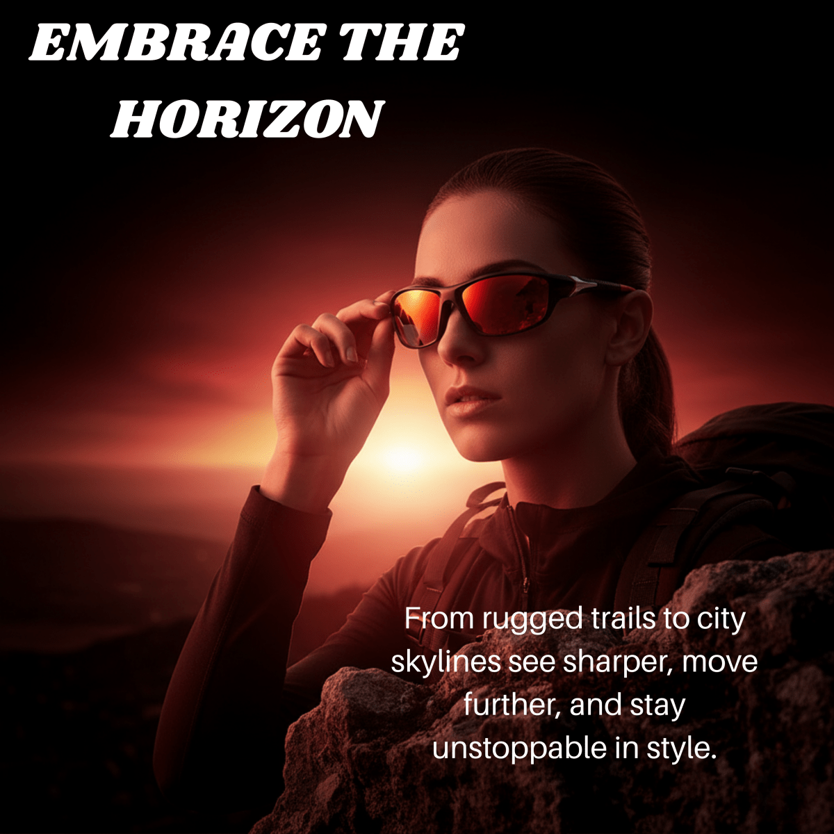 Charly | Sport sunglasses with polarized lenses & UV400 protection