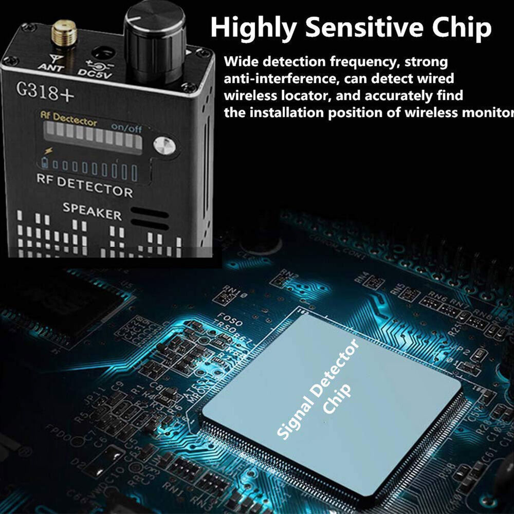 Charly | Spy Signal Detector, RF Detector, Hidden Camera, Laser Lens, GSM-GPS Device Finder