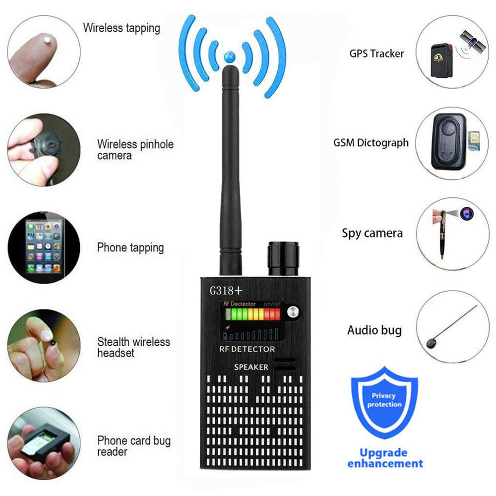Charly | Spy Signal Detector, RF Detector, Hidden Camera, Laser Lens, GSM-GPS Device Finder