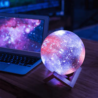 Sisica | Star Pattern Night Light | Touch Control, Rechargeable