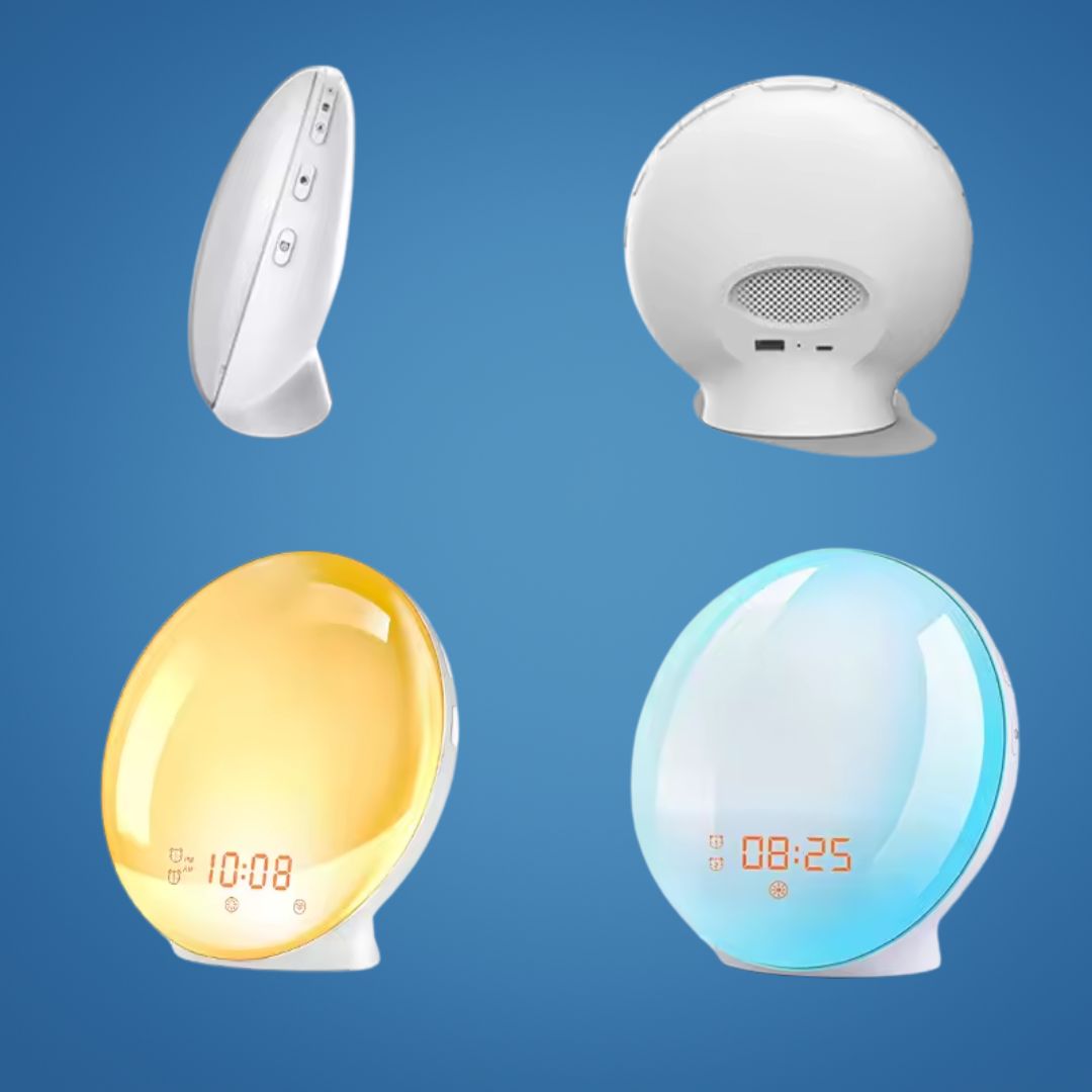 Charly | Sunrise Alarm Clock | Natural Wake-Up Light with Ambient Lighting for Deep Sleepers & Dark Mornings