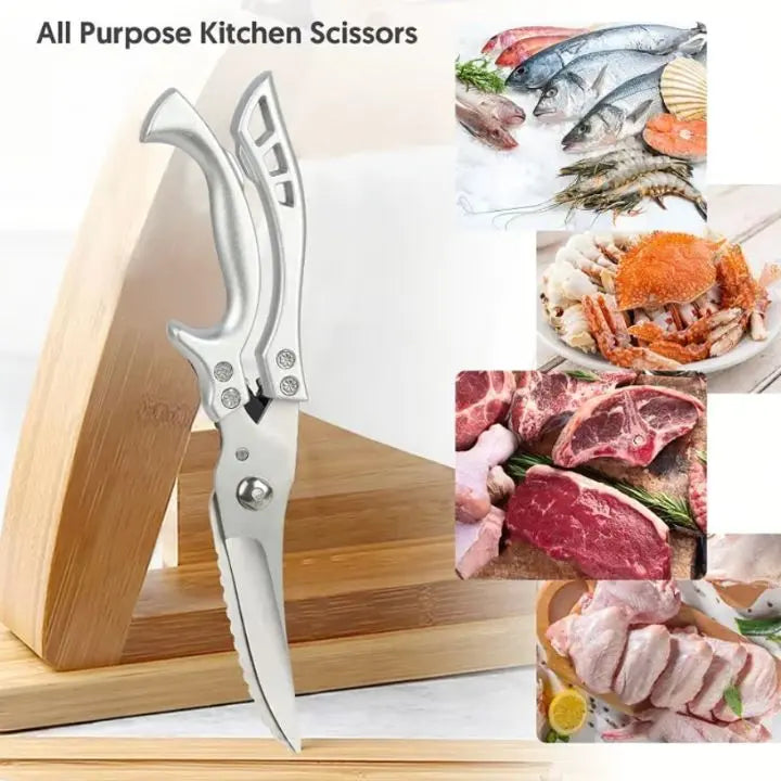 Charly | Super strong kitchen scissors – stainless steel & effortless cutting