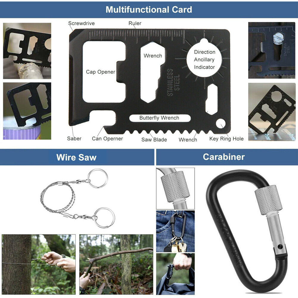 Charly | Survival Kit Equipment | Hiking, Camping, SOS Tools