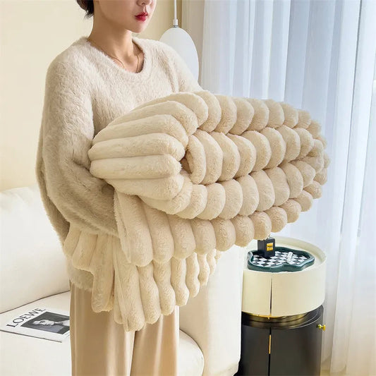 Charly | Textured Plush Blanket