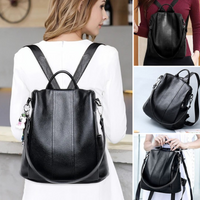 Sisica | Theft-Proof Leather Backpack
