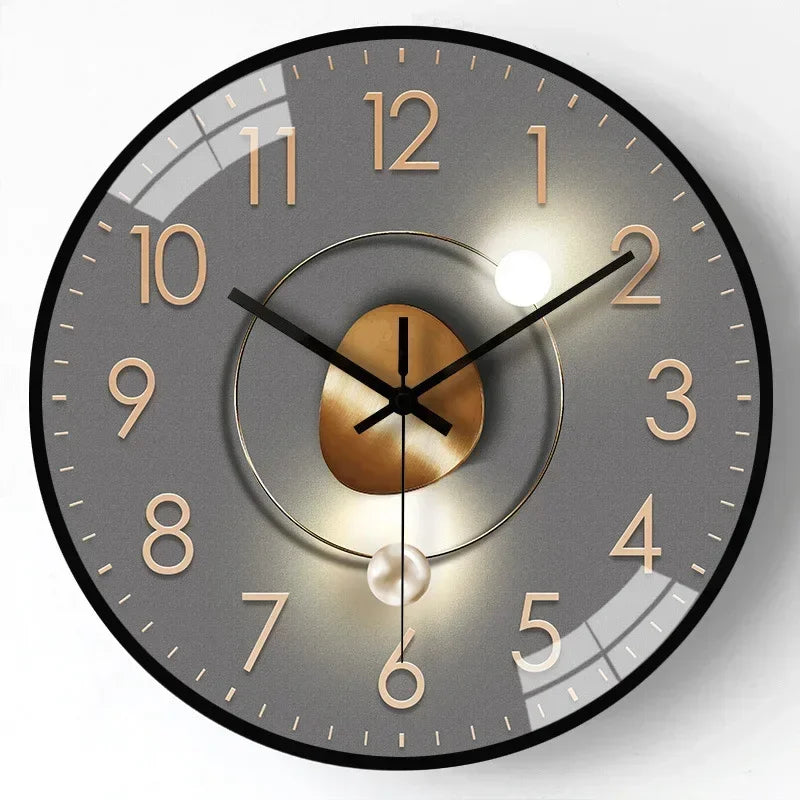 Charly | Timeless Whisper™ | Silent Classic Wall Clock | Noise-Free Design for Bedroom & Office Decor